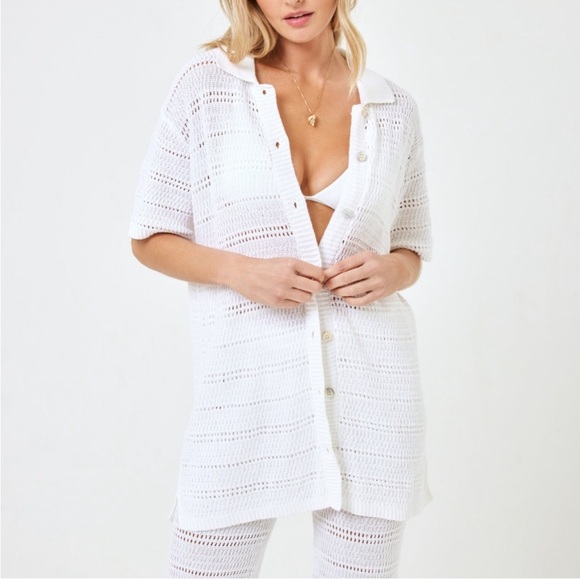 l*space Marbella Top Women’s Medium White - Picture 14 of 14